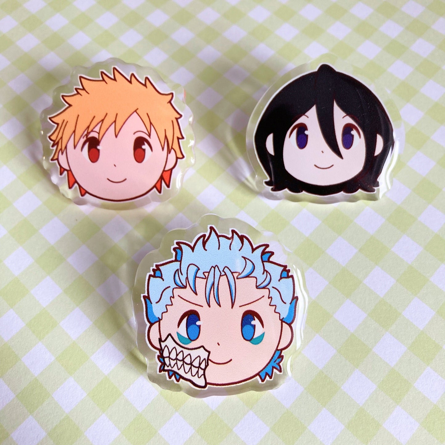Bleach Acrylic Pins