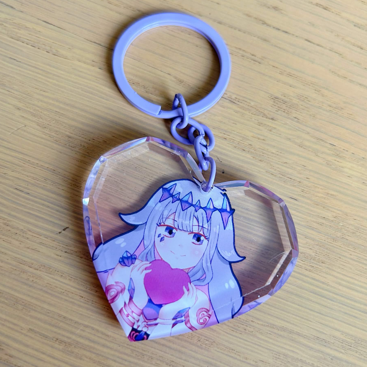 Koseki Bijou Heart Diamond Keychain