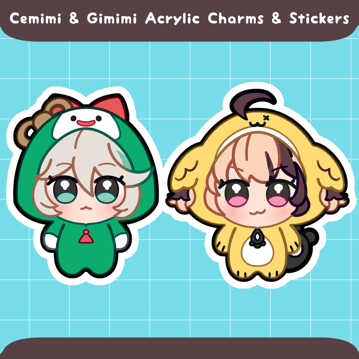 Cemimi & Gimimi Acrylic Charms & Stickers