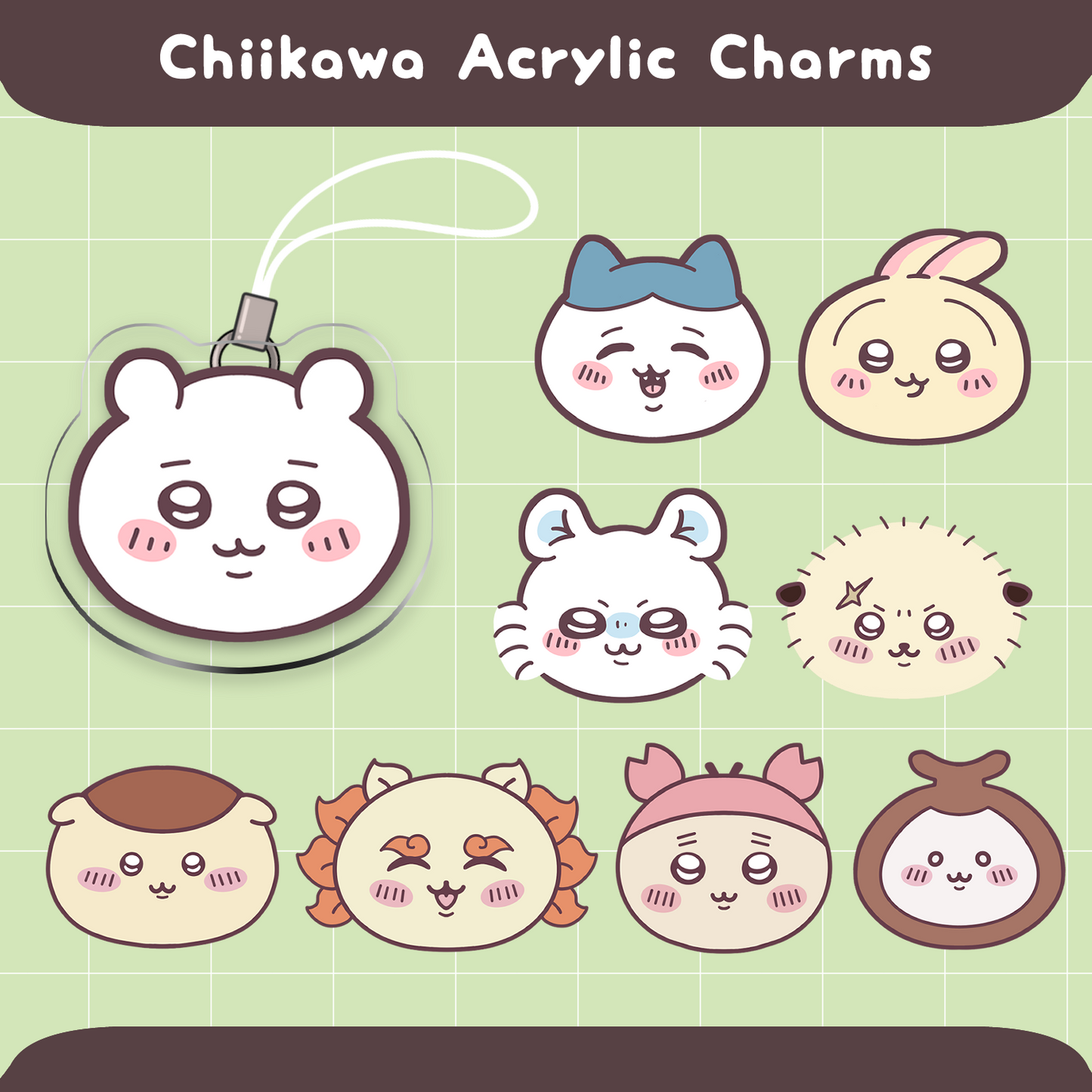 Chiikawa Acrylic Charms