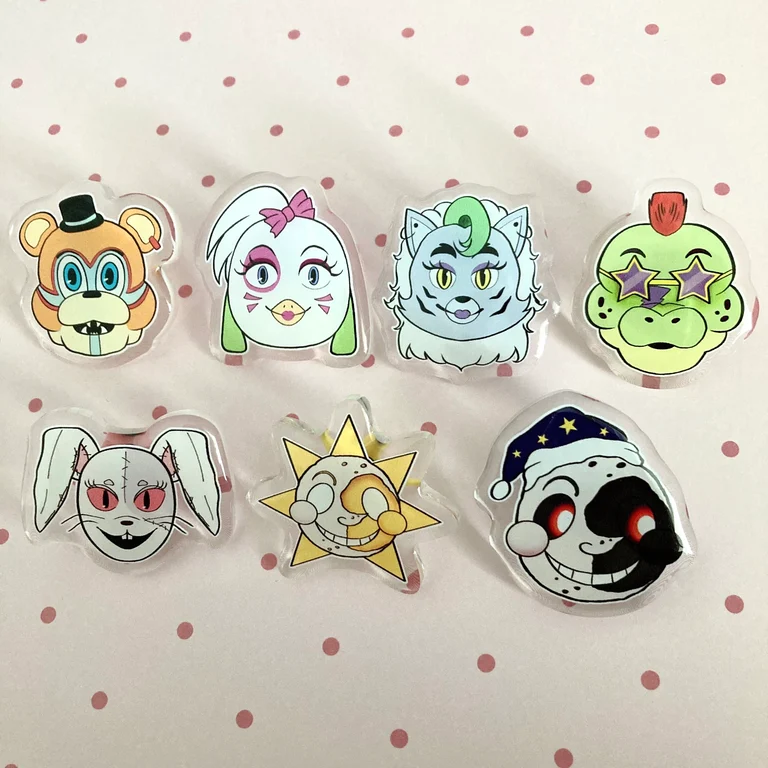 FNAF: Security Breach Acrylic Pins