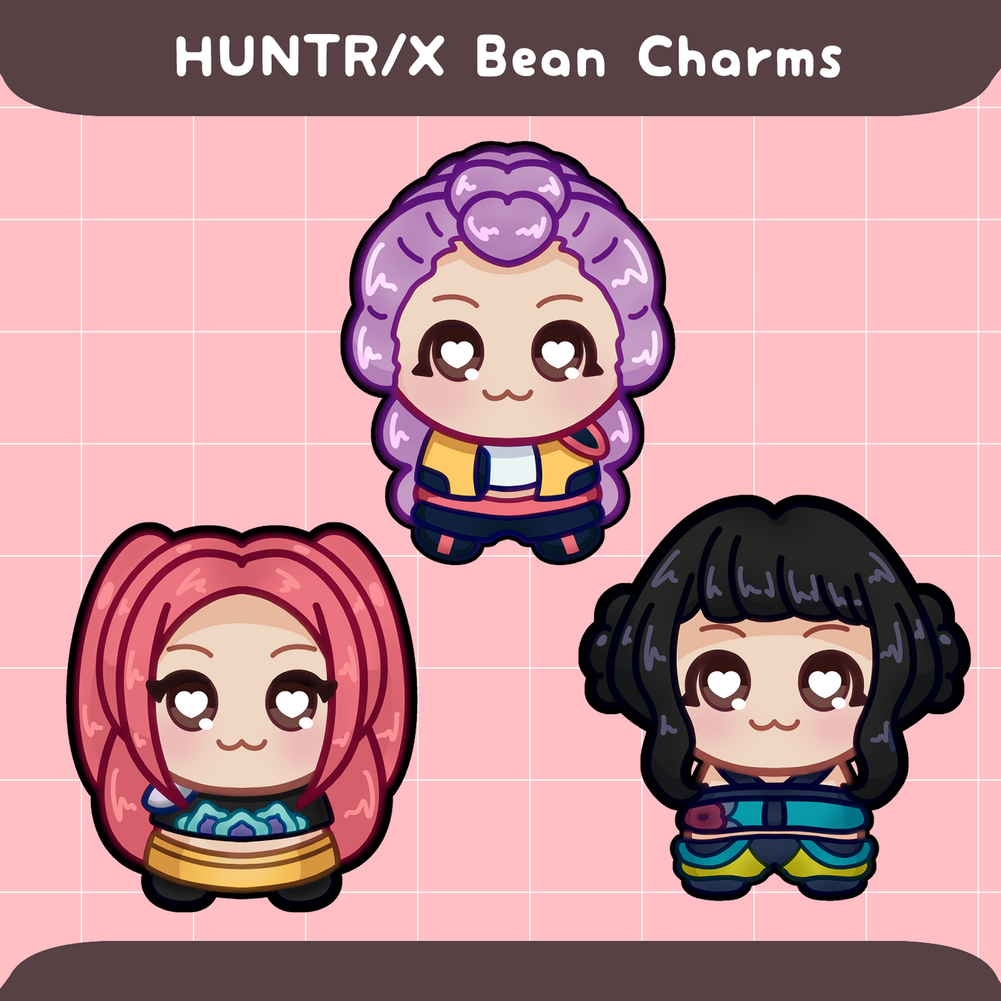 HUNTR/X Bean Charms