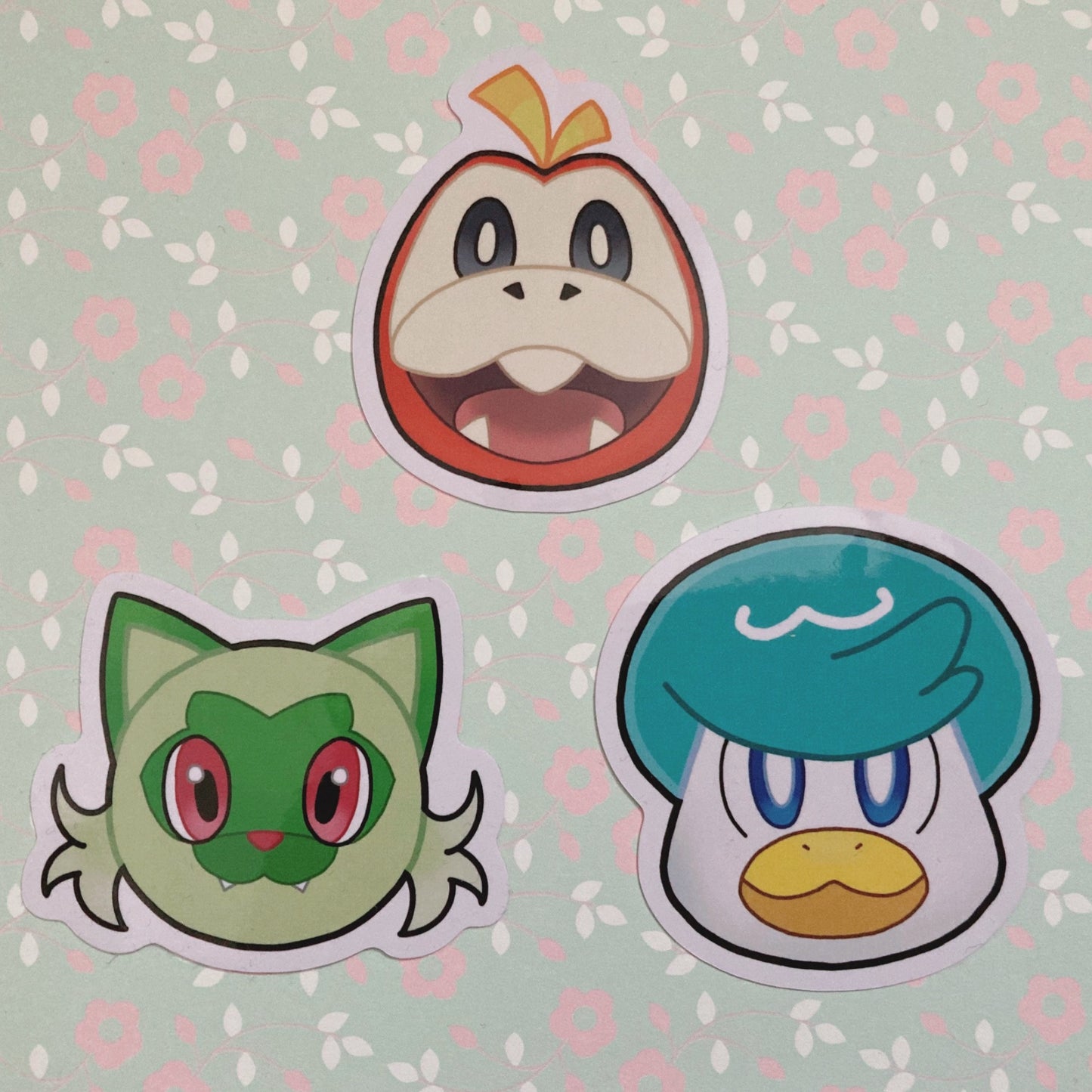 Paldea Starter Stickers