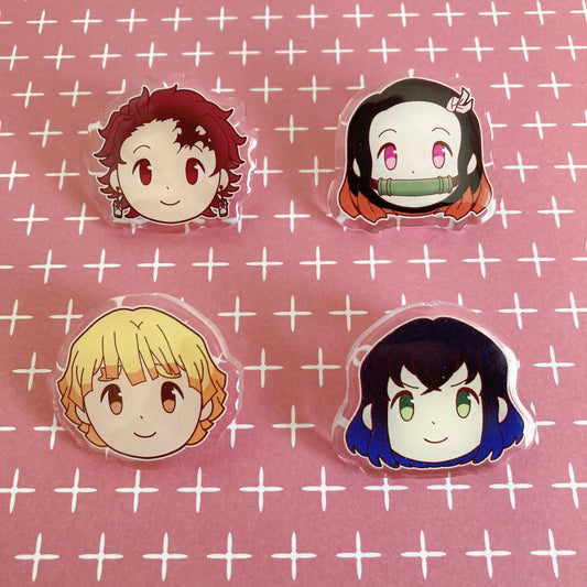 Demon Slayer: Kimetsu no Yaiba Acrylic Pins