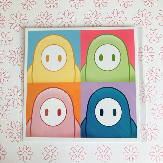 Fall Guys Pop Art Print