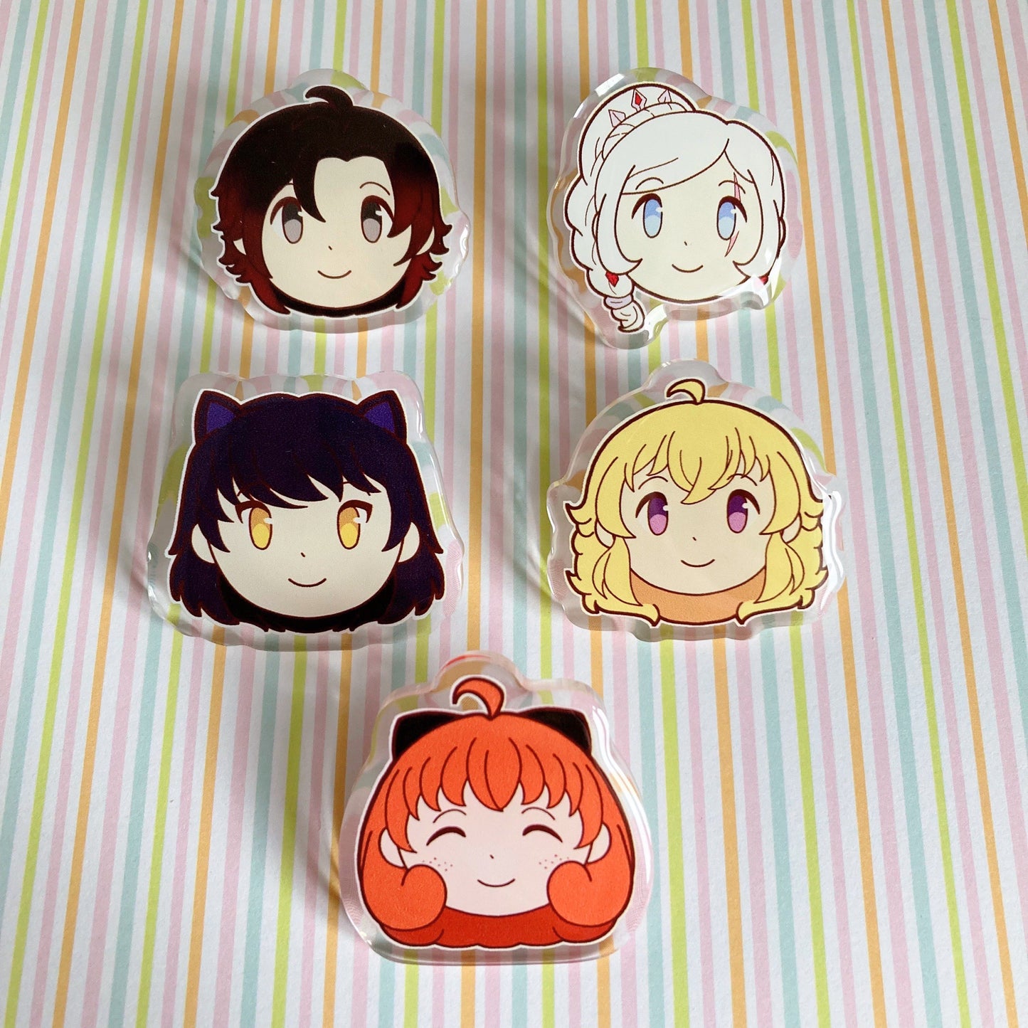 RWBY Acrylic Pins