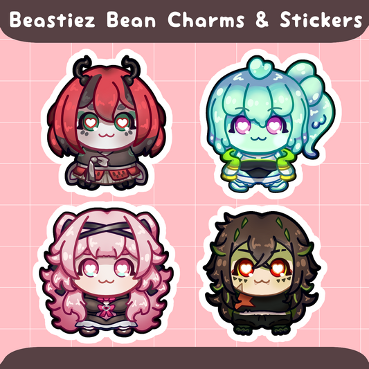 Beastiez Bean Charms & Stickers