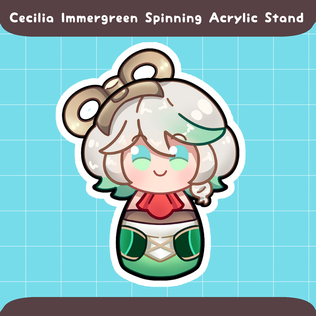 Cecilia Immergreen Spinning Acrylic Stand