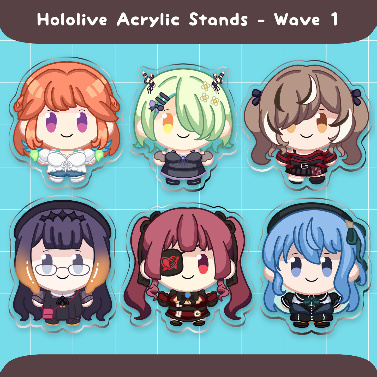 Hololive Acrylic Stands - Wave 1