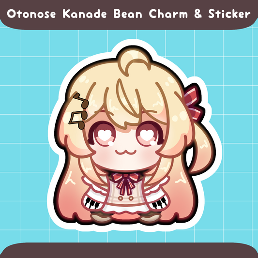 Otonose Kanade Bean Charm & Sticker