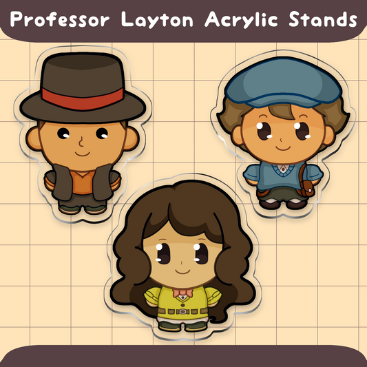 Professor Layton Acrylic Stands
