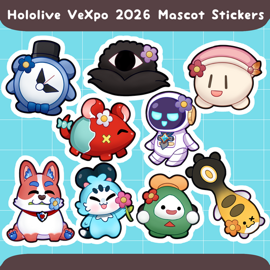 Hololive VeXpo 2026 Mascot Stickers