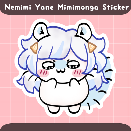Nemimi Yane Mimimonga Sticker