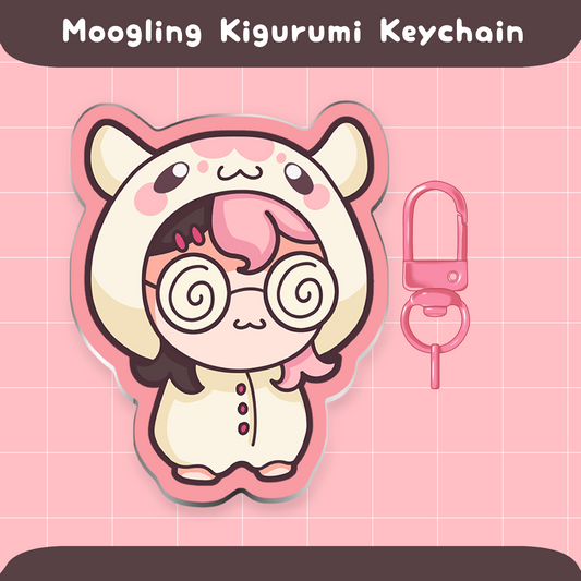 Moog Acrylic Charm - Moogling Kigurumi