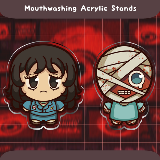 Mouthwashing Acrylic Stands