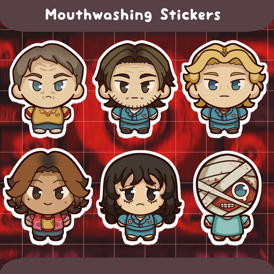 Mouthwashing Stickers