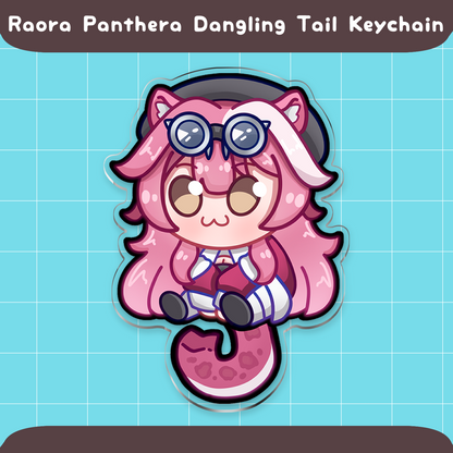 Raora Panthera Dangling Tail Keychain