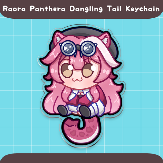 Raora Panthera Dangling Tail Keychain