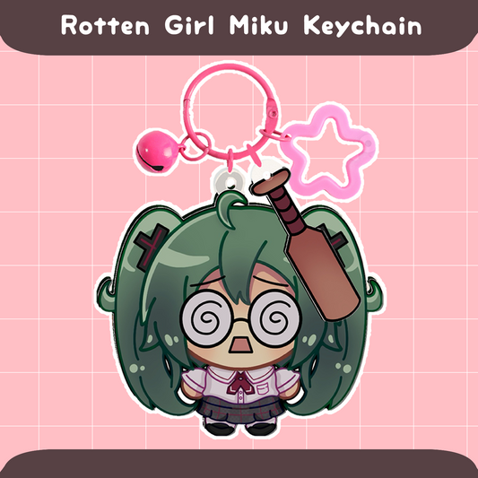 Rotten Girl Miku Keychain