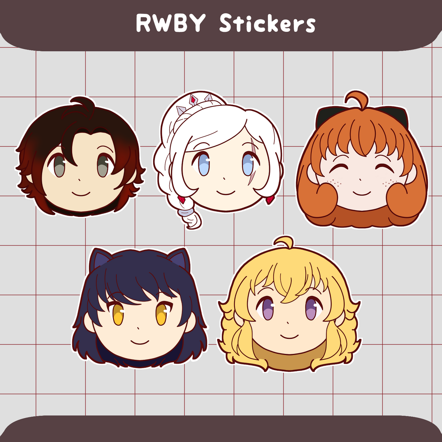 RWBY Stickers