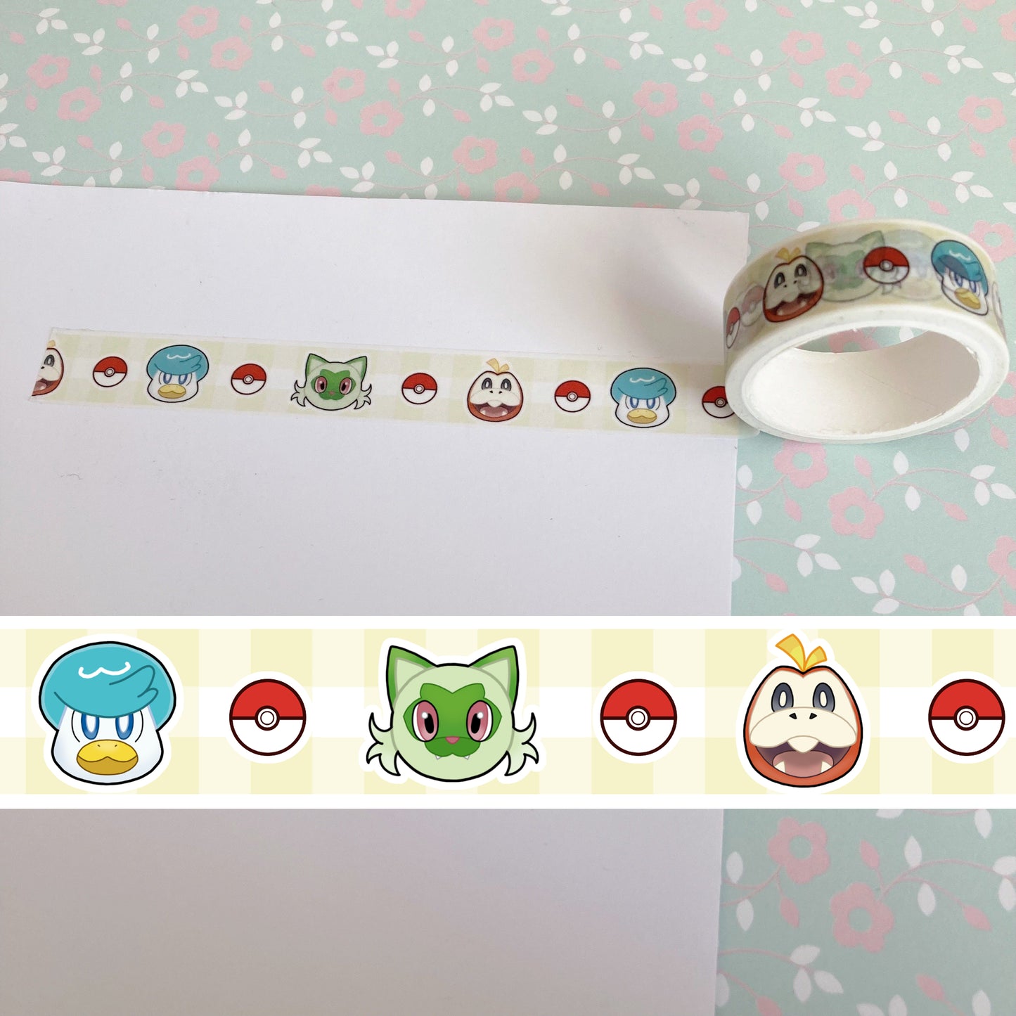 Washi Tapes (Pokemon, Genshin Impact)